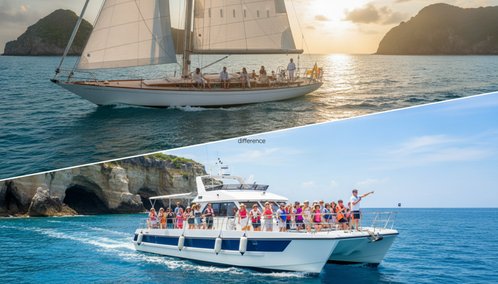 What Is the Difference Between a Sailing Charter and a Boat Tour?